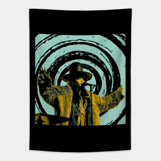 Badu Spiral Mint Tapestry