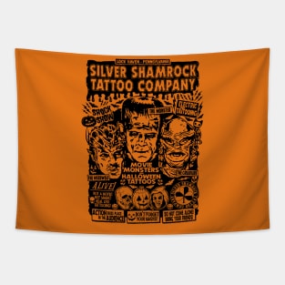 Silver Shamrock Tattoo Company 2k23 Halloween Spookshow Tapestry