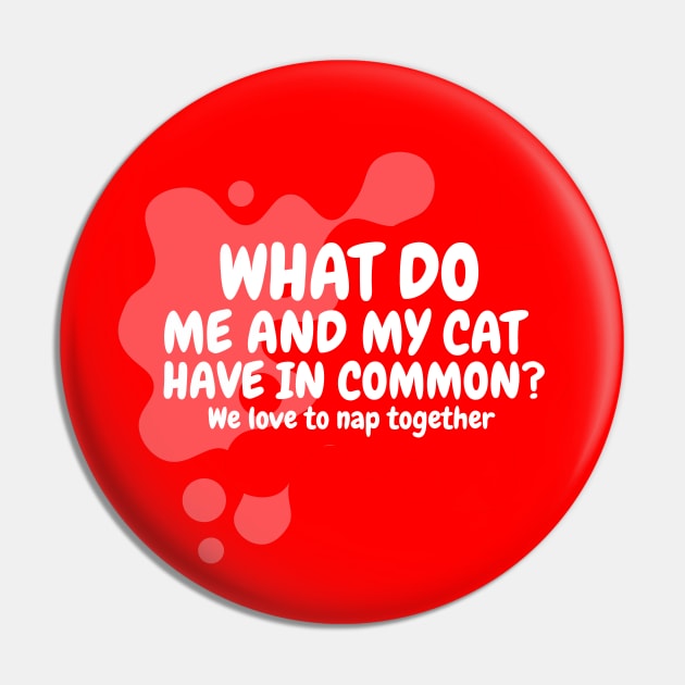 what do me and my cat have in common? we love to nap together Pin by cherryroselee