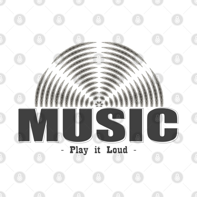 Music Lovers Christmas Party Play it Loud by PlanetMonkey