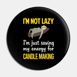 Funny Lazy Candle Making Candles Pin