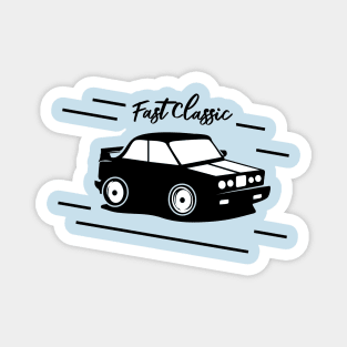 Fast Classic Car Magnet