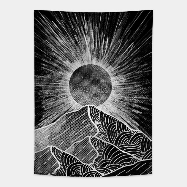 As a sun burst Tapestry by Swadeillustrations