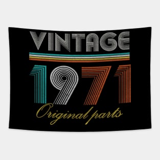 Vintage 1971 Retro 50 Year Old 50th Birthday Gift Men Women Tapestry