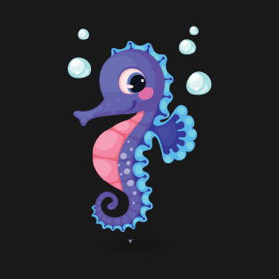 seahorse cartoon T-Shirt