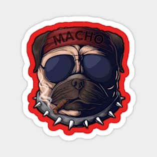 Macho dog Magnet