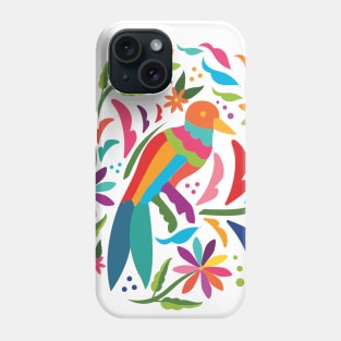 Mexican Otomí Bird by Akbaly Phone Case