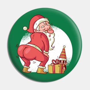 Twerking Santa Pin