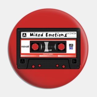 Mixed Emotions Cassette Pin