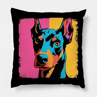 Doberman Pinscher Pop Art - Dog Lover Gifts Pillow