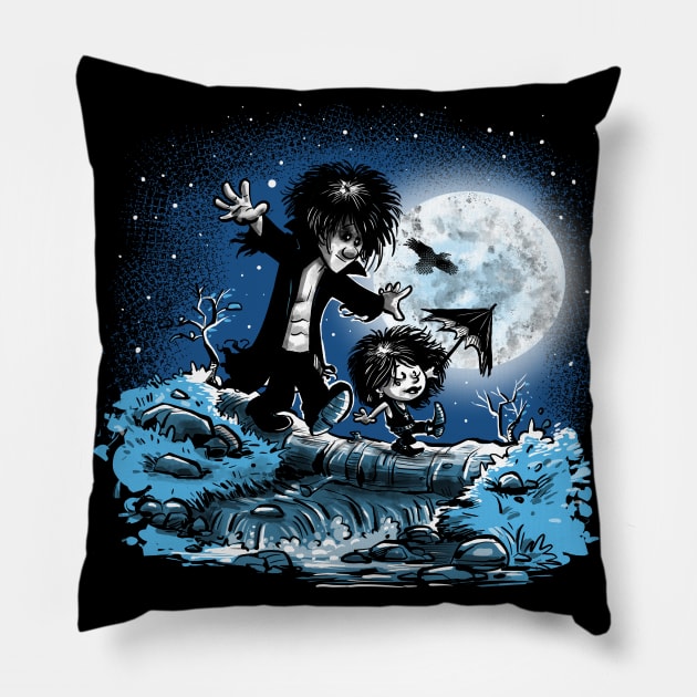 Dream and Death Pillow by Zascanauta