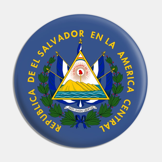 El Salvador - Coat of arms Pin by verde