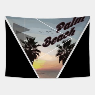 Palm Beach Sunset Tapestry