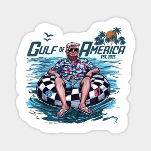 Gulf of America Trump Tube Magnet