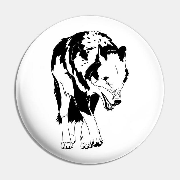 Wolf Pin by ImaginativeWild