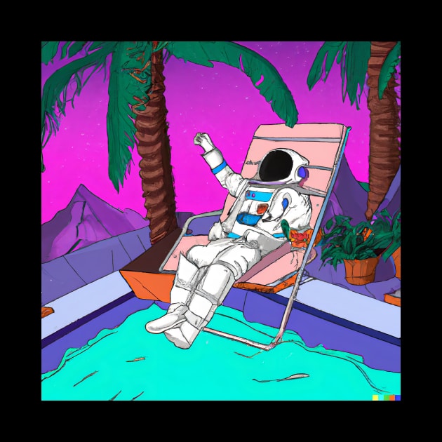 chilling in space by Siddharth k 