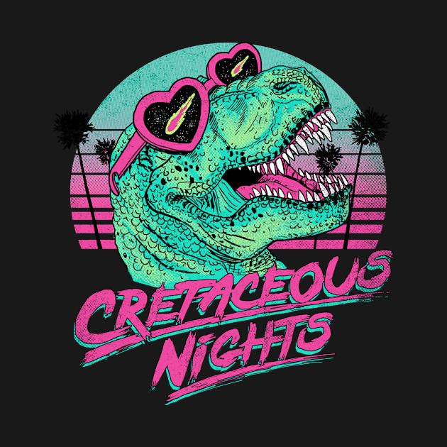 Discover Cretaceous Nights - Trex - T-Shirt