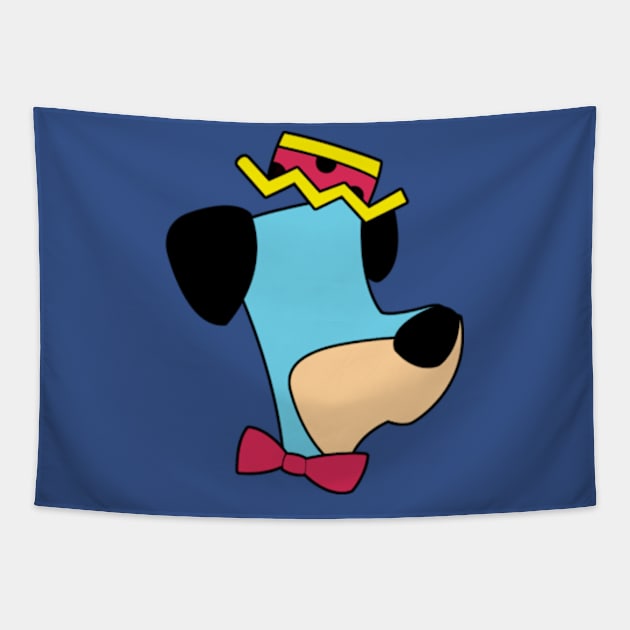 Huckleberry Hound Minimalist Tapestry by LuisP96