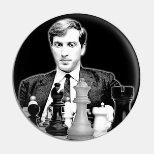 Bobby Fischer / Chess Legend Pin