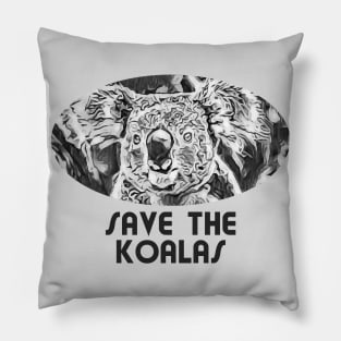 Save the Koalas Pillow