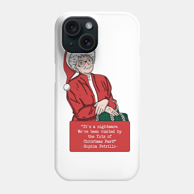 Sophia Petrillo Christmas Quote Phone Case by mia_me