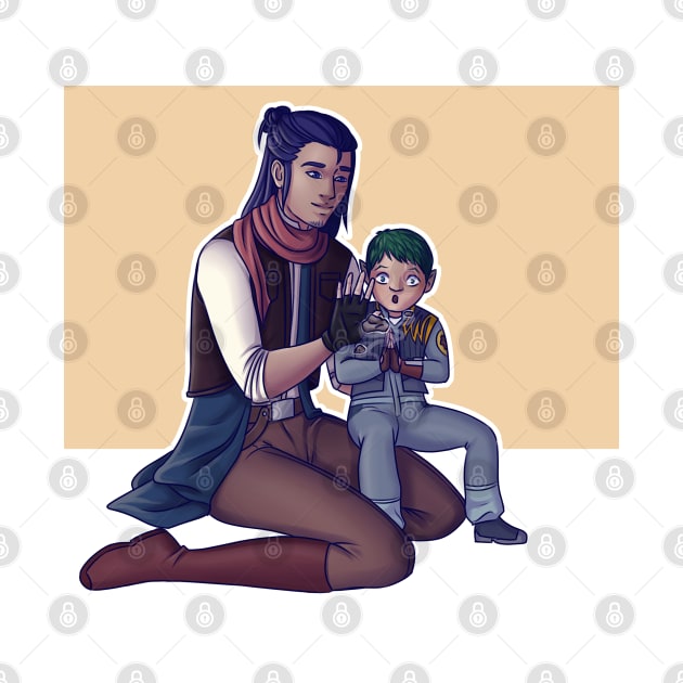 Uncle Ezra and Jacen by Alyen