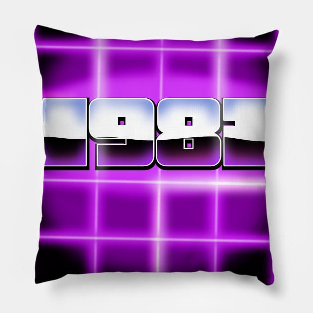 1982 nightclub Pillow by nickemporium1