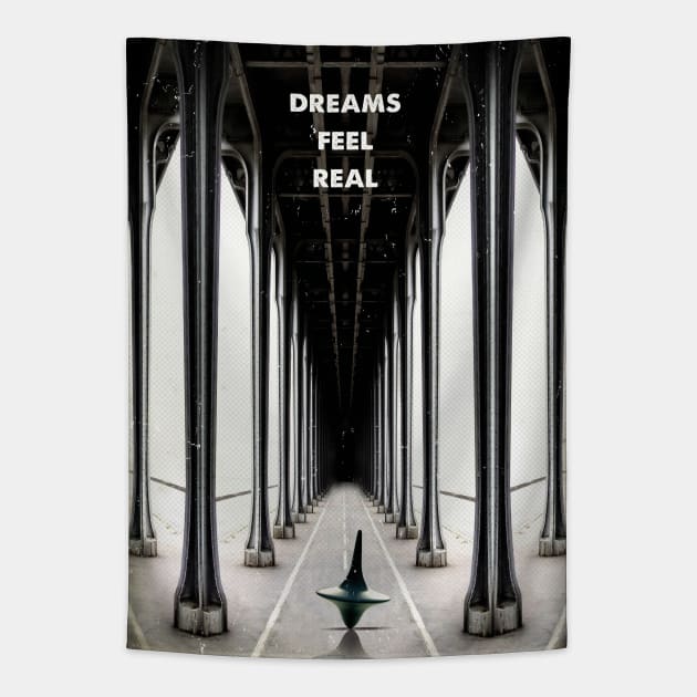 Inception travel art print Tapestry by 2ToastDesign