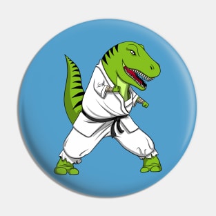 T-Rex Dinosaur Karate Pin