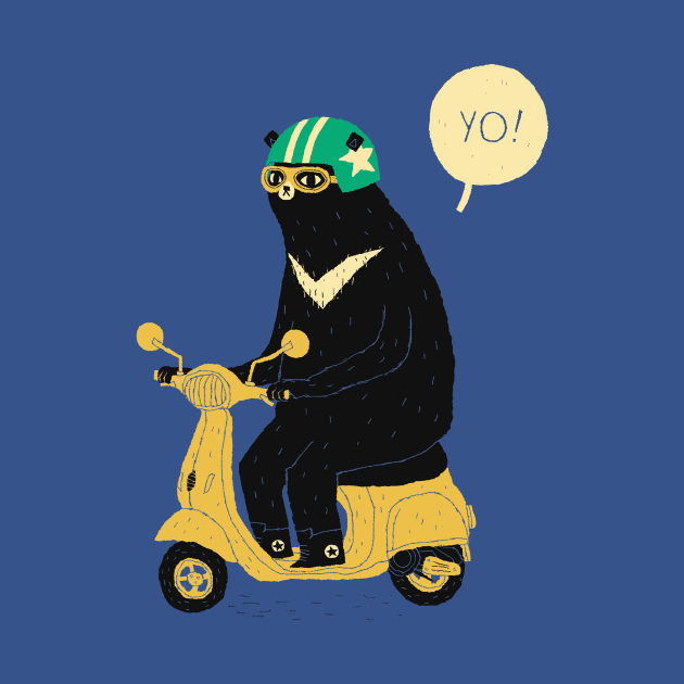 scooter bear by Louisros