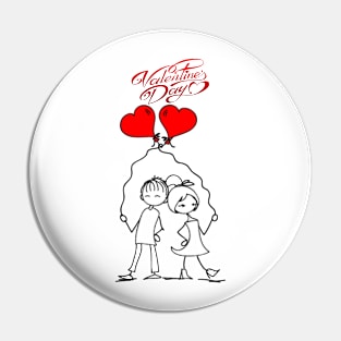 Valentine's Day Pin