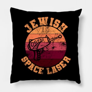 Jewish Space Laser Funny Pillow