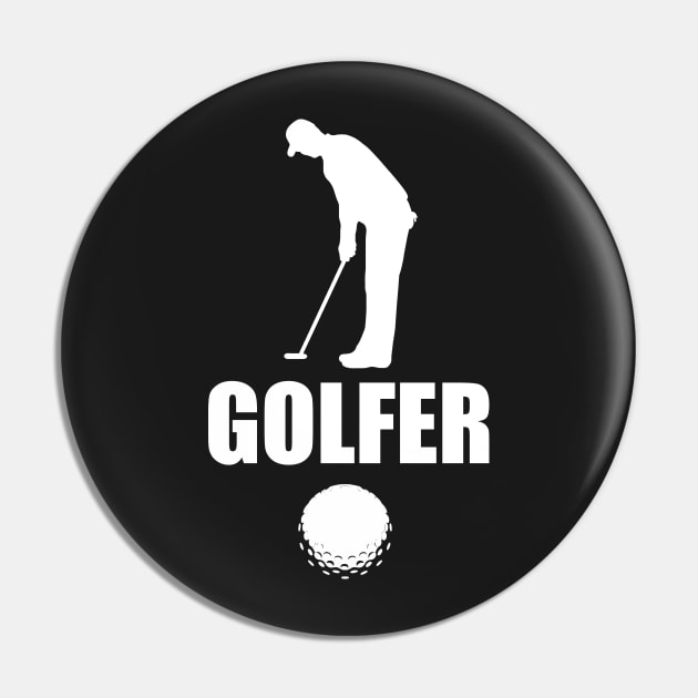 Stylish Golf Pin by idlei