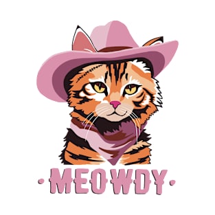 Meowdy cat T-Shirt
