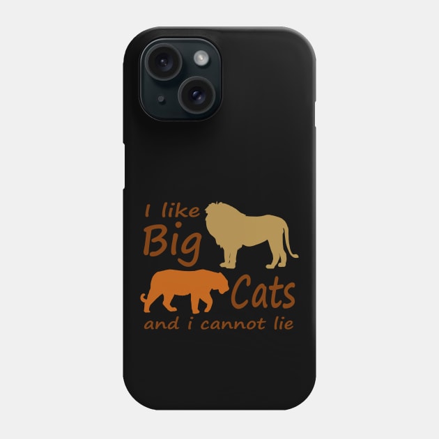 I like Big Cats Phone Case by GeoCreate