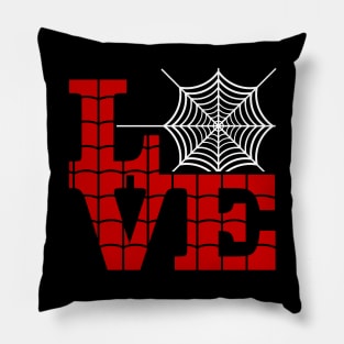 LOVE Spidey Pillow