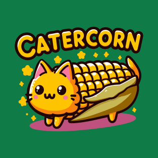 Kawaii Catercorn Cute Cat And Corncob Fusion Character T-Shirt