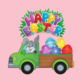 Easter Truck Happy Easter T-Shirt