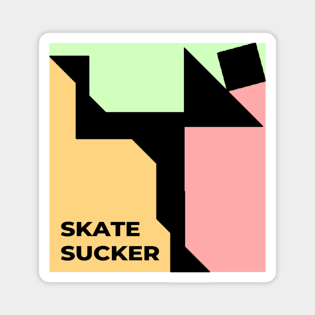 Skate Sucker Magnet by PickQuality