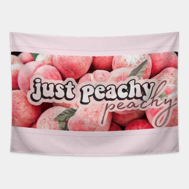 Peachy preach milk feminine cute kawaii pink vintage retro aesthetic beautiful dream love romantic Tapestry by AGRHouse