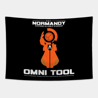 mass effect : omni tool Tapestry