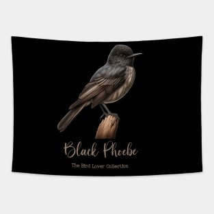 Black Phoebe - The Bird Lover Collection Tapestry