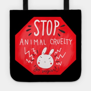 stop animal cruelty Tote