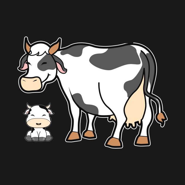 Baby Cow Cute by Imutobi