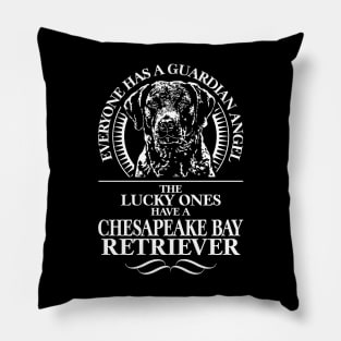 Proud Chesapeake Bay Retriever Guardian Angel dog gift Pillow