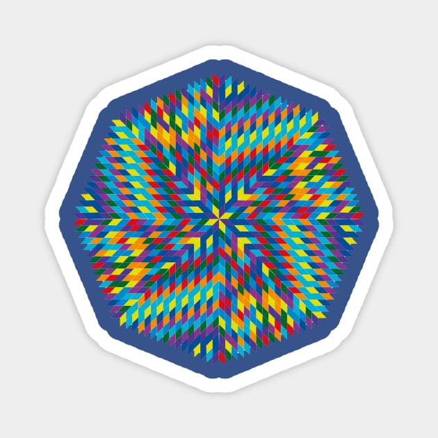 Wish Fulfillment Mandala Wish Granting Mandala Magnet by JeLoTall