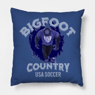 bigfoot usa soccer Pillow