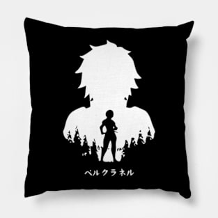 Bell Cranel DanMachi Black and White Minimalist Vector 2023 D9 D4 Pillow