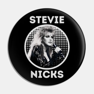 stevie nick || grey vintage Pin