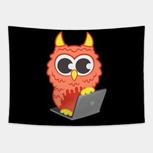 Owl tech Tapestry